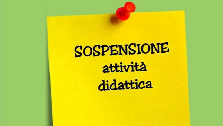 Sospensione delle attività didattiche nella Scuola Secondaria di primo grado per Ordinanza Sindacale