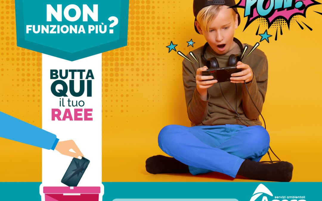 Attivazione iniziativa “BUTTA QUI IL TUO RAEE” presso la nostra scuola